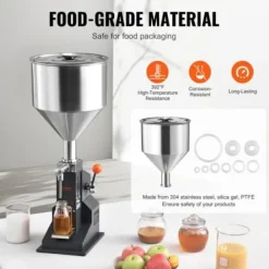 Væskepåfyldningsmaskine, 28x28x70 cm, rustfrit stål, justerbar Best