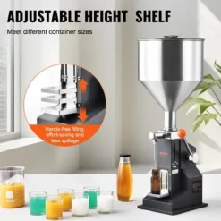 Væskepåfyldningsmaskine, 28x28x70 cm, rustfrit stål, justerbar Best