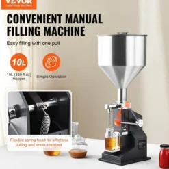 Væskepåfyldningsmaskine, 28x28x70 cm, rustfrit stål, justerbar Best