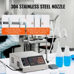 Væskepåfyldningsmaskine, 34x26x14 cm, rustfrit stål, automatisk påfyldning