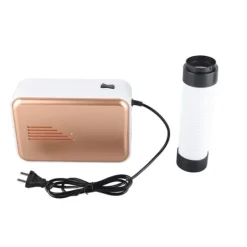 600W bærbar multifunktionel elektrisk tørretumbler til sko og tøj - guld EU-stik New