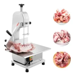650W kommerciel elektrisk kødbåndsav, rustfrit stål, effektiv bensavemaskine, ideel til slagtere og restauranter. Sale