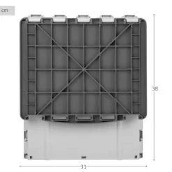 Waste bin Aktive polypropylene TPR 31 x 38 x 27 cm (6 Units) Outlet