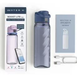 WaterH BOOST Lite Chug Lid smart vandflaske, 946 ml, blå Online