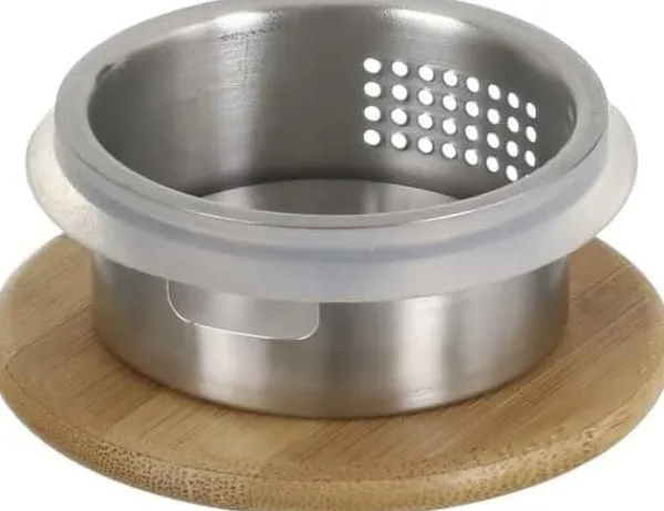 Wilmax glaskaraffel 2,4 L i borosilikatglas, bambulåg Hot