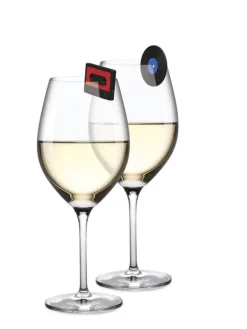 Vinglasholdere>Winkee Drinks Markers - Kassette+Vinyl - Sæt med 6 stk