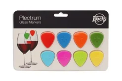 Winkee Drinksmarkører - Plectrum glasmarkører - sæt med 8 stk