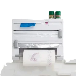 Wrap Organizer, Plastmateriale, 3-i-1 Funktionalitet, Inkluderer 2 Ruller Plastfolie,HVID Hot