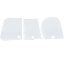 3x Dejskrabere i Plast - Hvid Hot