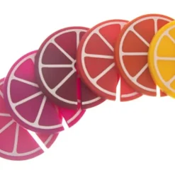 8x Farverige tuscher til glas, drikkevarer, dekorationer