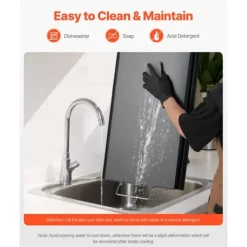 32x14 Flat Top Grill, Universal BBQ Grillpande i Kulstål, Køkkengrej New