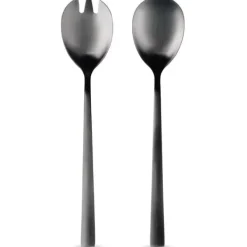 2x Salatskeer Sort Bestik til servering af salater og retter Clearance