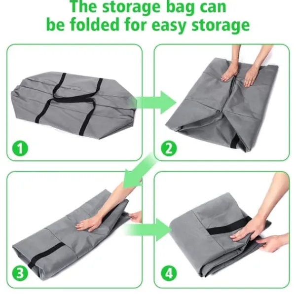 125x32x50cm,Opbevaringspose til havepuder,Ikke-vævet materiale af høj kvalitet, Støvtæt, fugttæt, anti-fading Sale